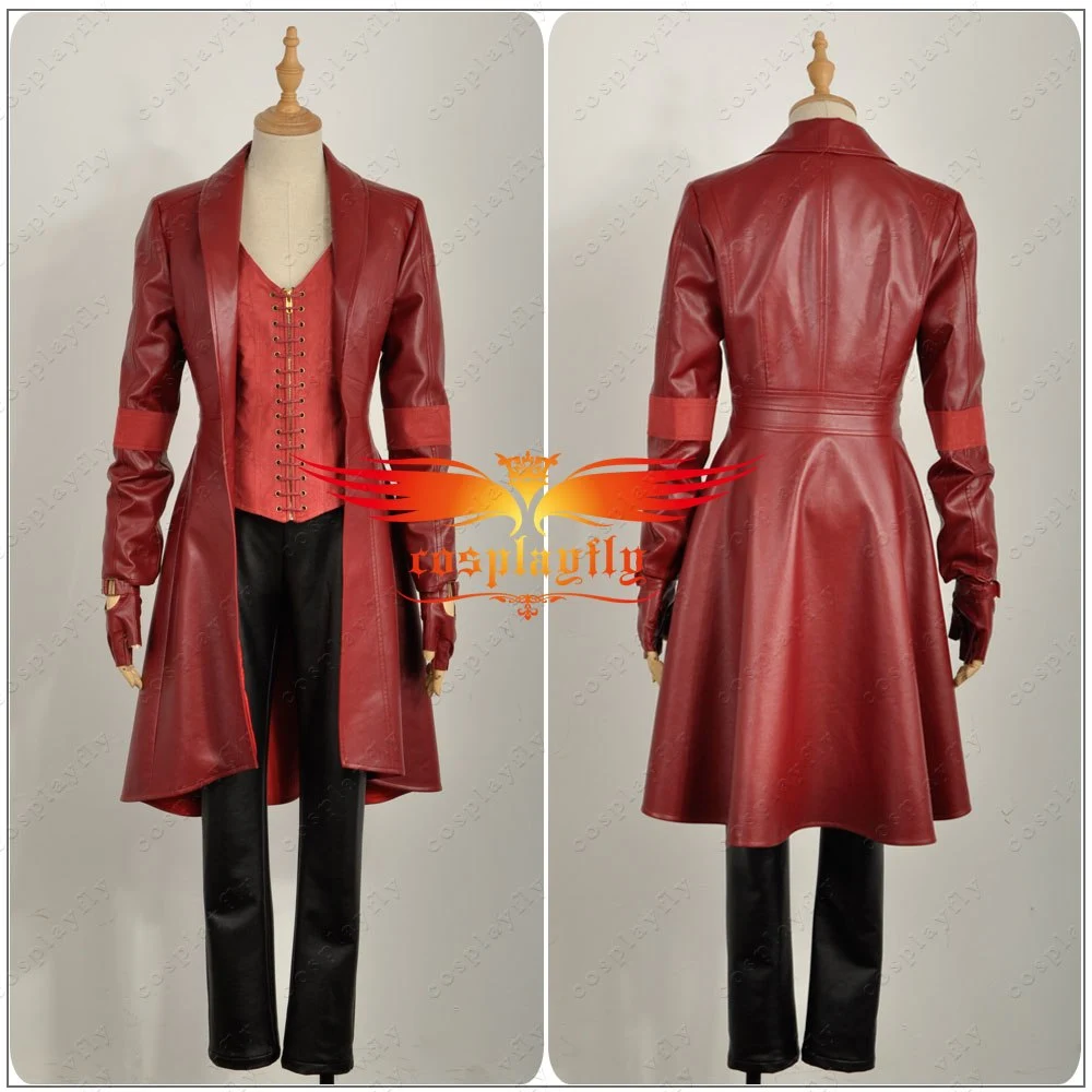Cosplayfly Captain America 3: Civil War Avengers Wanda Maximoff Scarlet Witch Cosplay Costume 2 Cosplayfly Captain America 3: Civil War Avengers Wanda Maximoff Scarlet Witch Cosplay Costume – Image 2