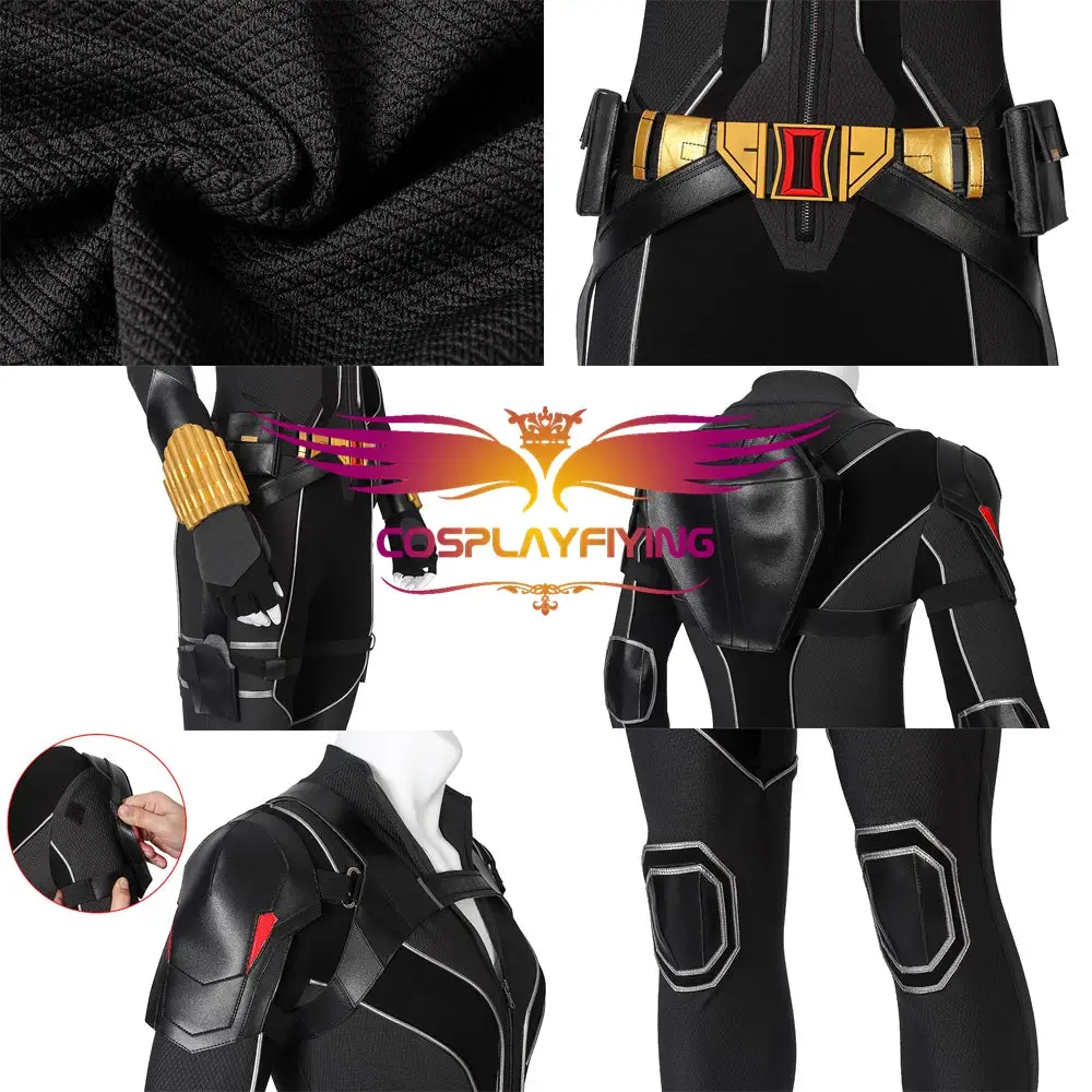 Cosplayfly 2020 Marvel Movie Black Widow Natasha Romanoff Battle Uniform Cosplay Costume For Halloween Carnival Version B 5 Cosplayfly 2020 Marvel Movie Black Widow Natasha Romanoff Battle Uniform Cosplay Costume For Halloween Carnival Version B – Image 5