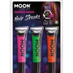 Smiffys 3 Colorations Mèches De Cheveux UV Néon – Moon Glow 9 Smiffys 3 Colorations Mèches De Cheveux UV Néon – Moon Glow -Pas Cher Cosplay Magasin 3 colorations meches de cheveux uv neon moon glow 4