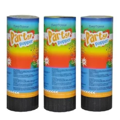 ESPA - Funny Fashion 3 Tireurs à Confettis - 11cm Multicolore