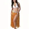 Jupe Hawaïenne Longue Orange Adulte
