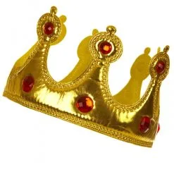 Couronne Dorée Souple Adulte 5 Couronne Dorée Souple Adulte -Pas Cher Cosplay Magasin 42396 0 1