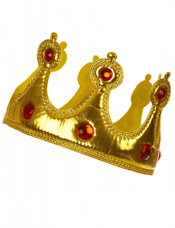 Couronne Dorée Souple Adulte 1 Couronne Dorée Souple Adulte