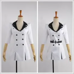 Cosplayfly Akame Ga Kill Esdeath Cosplay Costume Women Clothing White Dress Full Set Outfit With Hat -Pas Cher Cosplay Magasin Akame ga Kill Esdeath Cosplay Costume Women Clothing White Dress with Hat 4 1400x