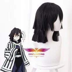 Cosplayfly Anime Demon Slayer :Kimetsu No Yaiba Iguro Obanai Black Short Cosplay Wig Cosplay For Boys Adult Men Halloween Carnival Party 6 Cosplayfly Anime Demon Slayer :Kimetsu No Yaiba Iguro Obanai Black Short Cosplay Wig Cosplay For Boys Adult Men Halloween Carnival Party -Pas Cher Cosplay Magasin Anime Demon Slayer Kimetsu no Yaiba Iguro Obanai Black Short Cosplay Wig Cosplay for Boys Adult Men Halloween Carnival Party 3 1400x
