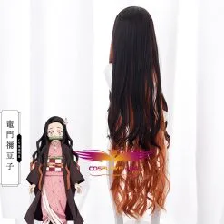 Cosplayfly Anime Demon Slayer :Kimetsu No Yaiba Kamado Nezuko Black Mixed Orange Cosplay Wig Cosplay For Girls Adult Women Halloween Carnival Party -Pas Cher Cosplay Magasin Anime Demon Slayer Kimetsu no Yaiba Kamado Nezuko Black Mixed Orange Cosplay Wig Cosplay for Girls Adult Women Halloween Carnival Party 5 947802d1 e2be 4580 9962 c01d9e23b770 1400x