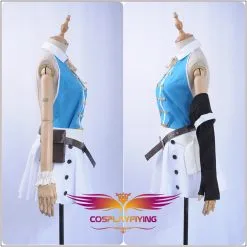 Cosplayfly Fairy Tail Season 4 Lucy Heartfilia Dress Cosplay Costume Full Set In Stock Dress Sexy Low Back Girls White Skirt -Pas Cher Cosplay Magasin Anime Fairy Tail Lucy Heartfilia Cosplay Costume 2 1400x
