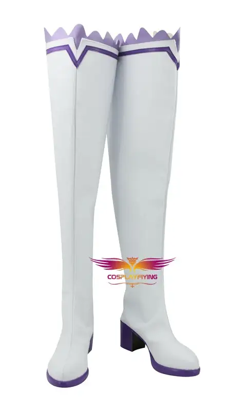 Cosplayfly Anime Re Life In A Different World From Zero Emilia Cosplay Shoes Boots Custom Made For Adult Men And Women Halloween Carnival – Image 2