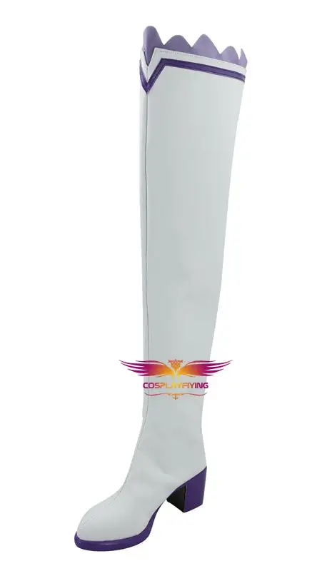 Cosplayfly Anime Re Life In A Different World From Zero Emilia Cosplay Shoes Boots Custom Made For Adult Men And Women Halloween Carnival – Image 4