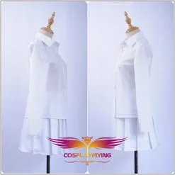 Cosplayfly Anime The Promised Neverland Emma Cosplay Costume Custom Made Adult Women Outfit White Shirt Dress Lolita Dress -Pas Cher Cosplay Magasin Anime The Promised Neverland Emma Cosplay Costume Custom Made Adult Women Outfit White Shirt Dress Lolita Dress 3 1400x