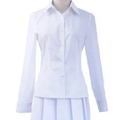 Cosplayfly Anime The Promised Neverland Emma Cosplay Costume Custom Made Adult Women Outfit White Shirt Dress Lolita Dress -Pas Cher Cosplay Magasin Anime The Promised Neverland Emma Cosplay Costume Custom Made Adult Women Outfit White Shirt Dress Lolita Dress 5 1400x