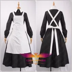 Cosplayfly Anime The Promised Neverland Mother Cosplay Costume Women Dress Gothic Dress Chef Maid Skirt For Party Girls Clothing -Pas Cher Cosplay Magasin Anime The Promised Neverland Mother Cosplay Costume Women Dress Gothic dress Chef Maid Skirt for Party Girls Clothing 3 1400x