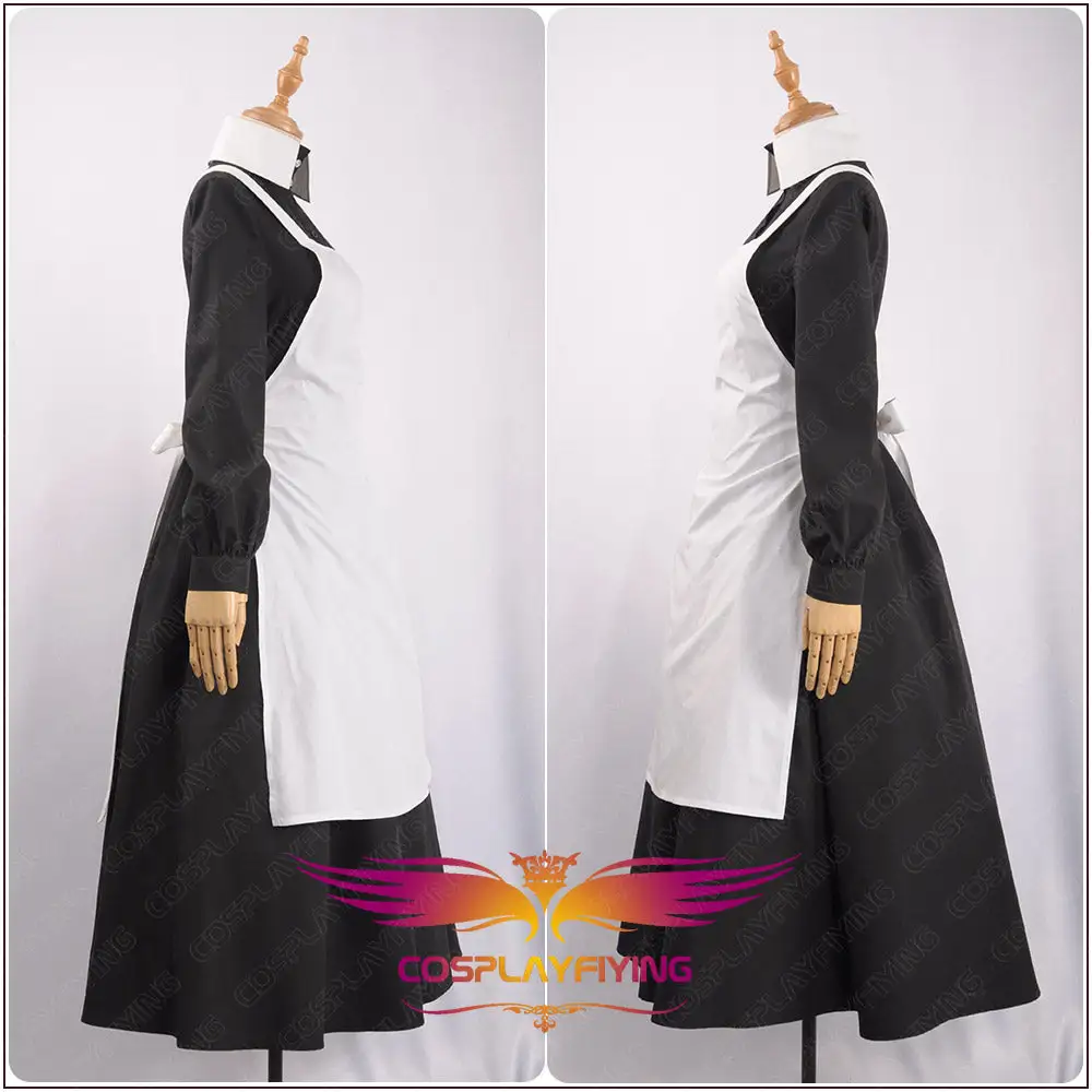 Cosplayfly Anime The Promised Neverland Mother Cosplay Costume Women Dress Gothic Dress Chef Maid Skirt For Party Girls Clothing – Image 4