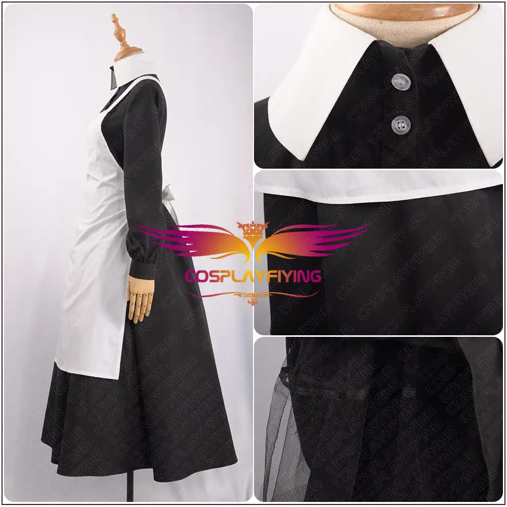 Cosplayfly Anime The Promised Neverland Mother Cosplay Costume Women Dress Gothic Dress Chef Maid Skirt For Party Girls Clothing – Image 5