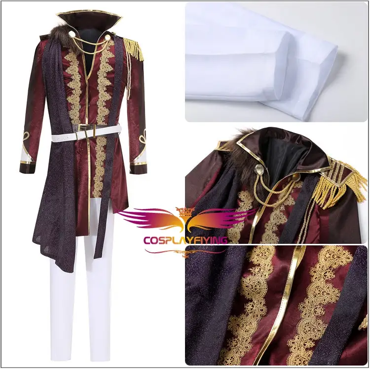 Cosplayfly Anime Uta No Prince Sama Jinguji Ren Stage Cosplay Costume Custom Made For Adult Men Outfit Carnival Halloween 5 Cosplayfly Anime Uta No Prince Sama Jinguji Ren Stage Cosplay Costume Custom Made For Adult Men Outfit Carnival Halloween – Image 5