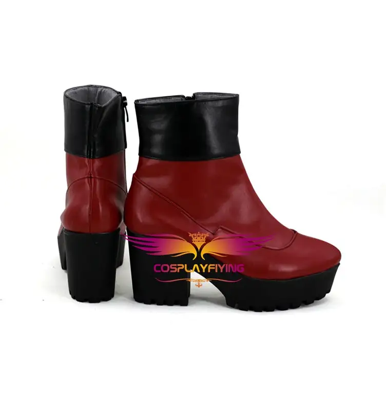 Cosplayfly Avengers: Endgame Captain Marvel Carol Danvers Cosplay Shoes Boots Custom Made For Adult Men And Women 2 Cosplayfly Avengers: Endgame Captain Marvel Carol Danvers Cosplay Shoes Boots Custom Made For Adult Men And Women – Image 2