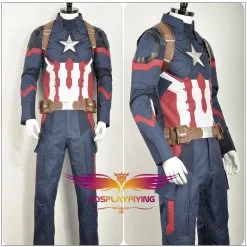 Cosplayfly Captain America 2: Winter Soldier Avengers Steve Rogers Cosplay Costume For Halloween Carnival -Pas Cher Cosplay Magasin Captain America 2 Winter Soldier Steve Rogers Cosplay Costume 5 1400x