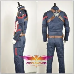 Cosplayfly Captain America 2: Winter Soldier Avengers Steve Rogers Cosplay Costume For Halloween Carnival -Pas Cher Cosplay Magasin Captain America 2 Winter Soldier Steve Rogers Cosplay Costume 6 1400x