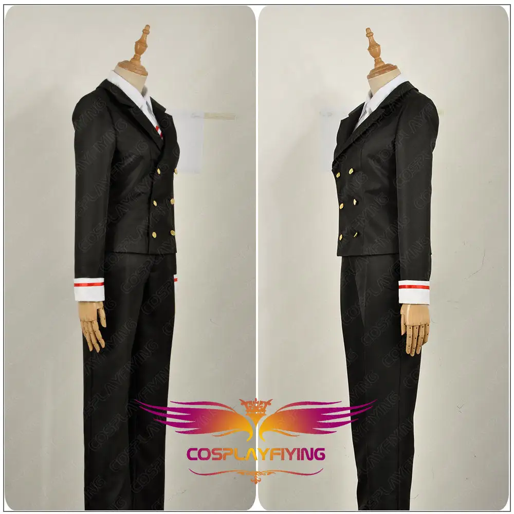 Cosplayfly Card Captor Sakura Li Syaoran Cosplay Costume Custom Made Outfit Clothing For Adult Top Jacket Shirt Pants Mens Uniform – Image 4