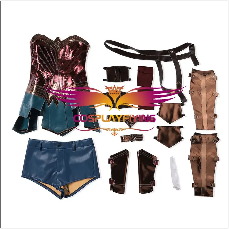 Cosplayfly DC Comics Batman V Superman: Dawn Of Justice Wonder Woman Diana Adult Cosplay Costume Classic Version 3 Cosplayfly DC Comics Batman V Superman: Dawn Of Justice Wonder Woman Diana Adult Cosplay Costume Classic Version – Image 3