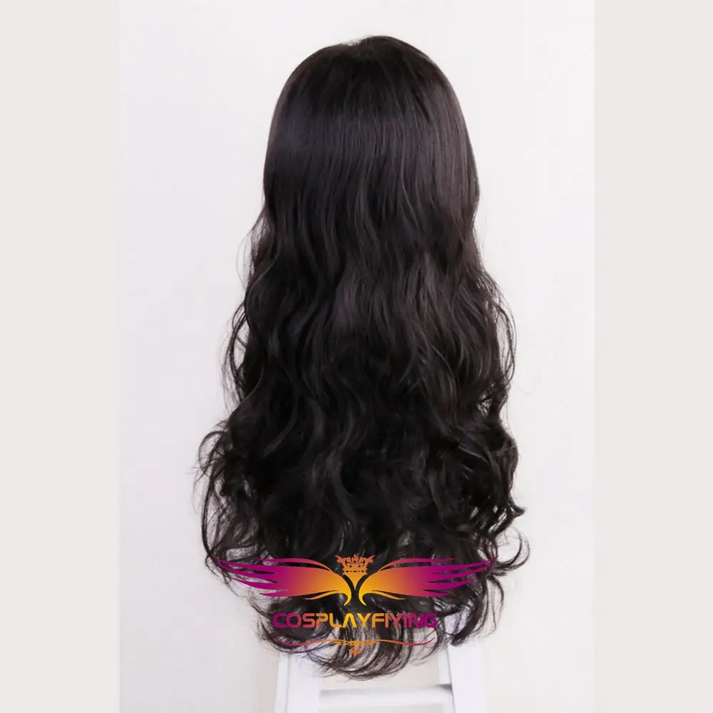 Cosplayfly DC Comics Justice League Wonder Woman Diana Prince Black Long Curly Cosplay Wig Cosplay For Girls Adult Women Halloween Carnival 4 Cosplayfly DC Comics Justice League Wonder Woman Diana Prince Black Long Curly Cosplay Wig Cosplay For Girls Adult Women Halloween Carnival – Image 4