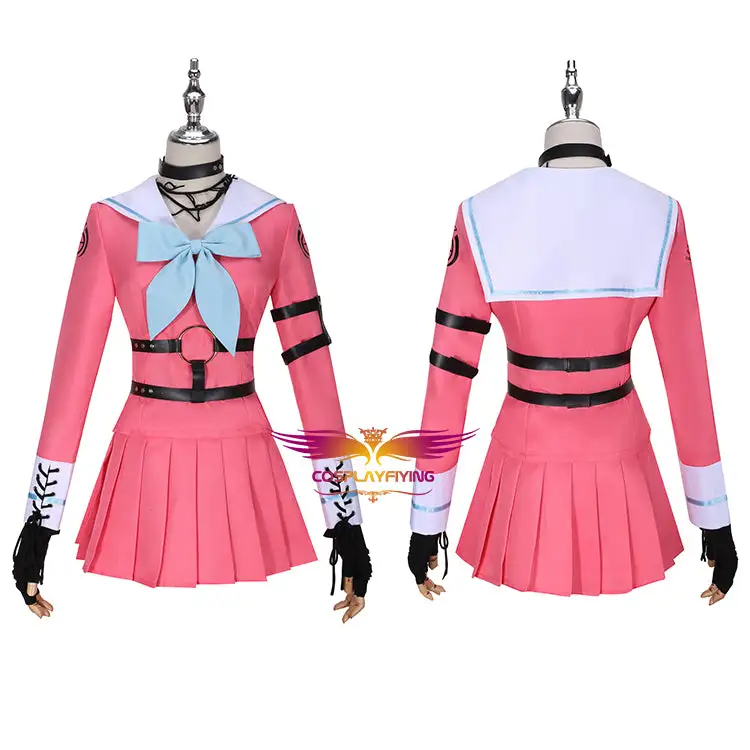 Cosplayfly Danganronpa Dangan Ronpa Iruma Miu Sailor Suit Cosplay Costume Halloween Carnival 3 Cosplayfly Danganronpa Dangan Ronpa Iruma Miu Sailor Suit Cosplay Costume Halloween Carnival – Image 3