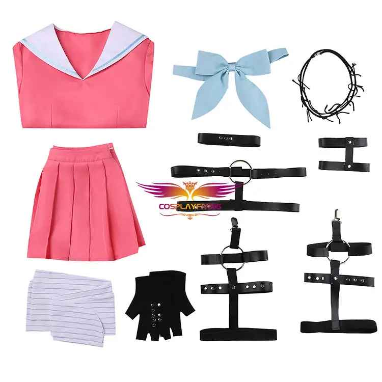 Cosplayfly Danganronpa Dangan Ronpa Iruma Miu Sailor Suit Cosplay Costume Halloween Carnival 9 Cosplayfly Danganronpa Dangan Ronpa Iruma Miu Sailor Suit Cosplay Costume Halloween Carnival – Image 9