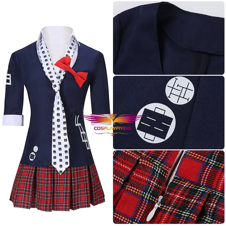 Cosplayfly Danganronpa Dangan Ronpa Enoshima Junko 8bit Tie Uniform Sailor Suit Cosplay Costume Halloween Carnival 4 Cosplayfly Danganronpa Dangan Ronpa Enoshima Junko 8bit Tie Uniform Sailor Suit Cosplay Costume Halloween Carnival – Image 4