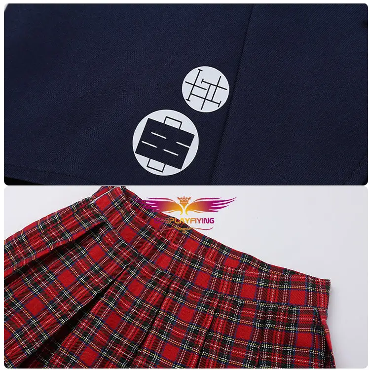 Cosplayfly Danganronpa Dangan Ronpa Enoshima Junko 8bit Tie Uniform Sailor Suit Cosplay Costume Halloween Carnival 5 Cosplayfly Danganronpa Dangan Ronpa Enoshima Junko 8bit Tie Uniform Sailor Suit Cosplay Costume Halloween Carnival – Image 5