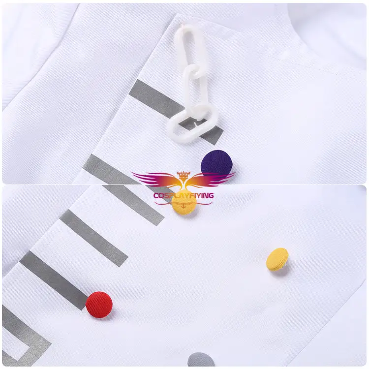 Cosplayfly Danganronpa V3: Killing Harmony Ouma Kokichi Cosplay Costume White Uniform With Cloak 7 Cosplayfly Danganronpa V3: Killing Harmony Ouma Kokichi Cosplay Costume White Uniform With Cloak – Image 7