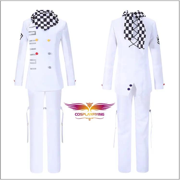 Cosplayfly Danganronpa V3: Killing Harmony Ouma Kokichi Danganronpa Cosplay Costume Super DanganRonpa White Uniform 2 Cosplayfly Danganronpa V3: Killing Harmony Ouma Kokichi Danganronpa Cosplay Costume Super DanganRonpa White Uniform – Image 2