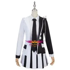 Cosplayfly Danganronpa V3 Monokuma Black White Suit Skirt Sex Reversion Cosplay Costume Halloween Carnival -Pas Cher Cosplay Magasin DanganronpaV3MonokumaBlackWhiteSuitSkirtSexReversionCosplayCostumeHalloweenCarnival 11 1400x