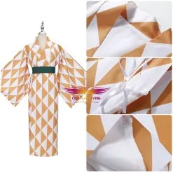 Cosplayfly Demon Slayer: Kimetsu No Yaiba Agatsuma Zenitsu Summer Kimono Cosplay Costume Halloween Carnival Party -Pas Cher Cosplay Magasin DemonSlayerKimetsunoYaibaAgatsumaZenitsuSummerKimonoCosplayCostumeHalloweenCarnivalParty 3 1400x