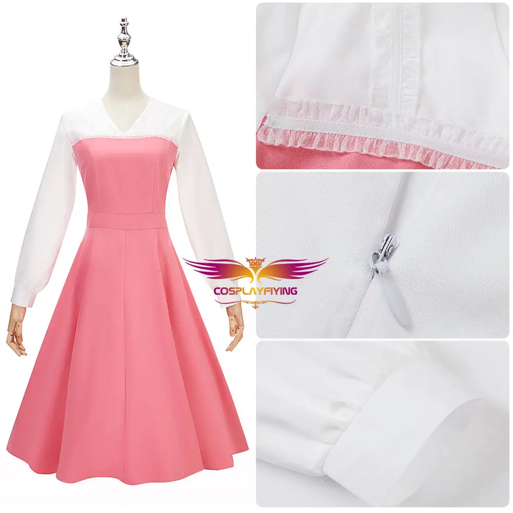 Cosplayfly Demon Slayer: Kimetsu No Yaiba Kamado Nezuko Pink Dress For Halloween Carnival 3 Cosplayfly Demon Slayer: Kimetsu No Yaiba Kamado Nezuko Pink Dress For Halloween Carnival – Image 3