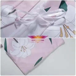 Cosplayfly Demon Slayer: Kimetsu No Yaiba Kamado Nezuko Summer Pink Flower Printed Kimono Cosplay Costume Halloween Carnival -Pas Cher Cosplay Magasin DemonSlayerKimetsunoYaibaKamadoNezukoSummerPinkFlowerPrintedKimonoCosplayCostumeHalloweenCarnival 5 1400x