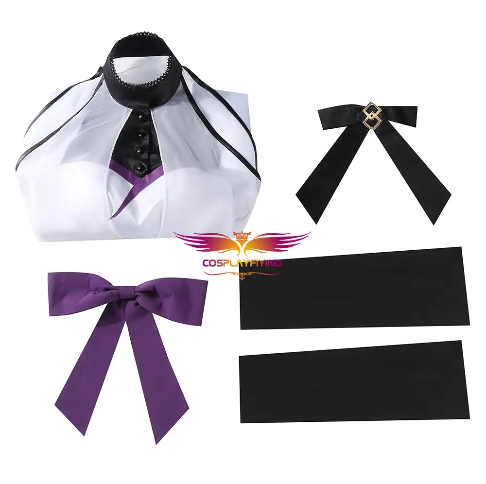 Cosplayfly FGO 5th Anniversary Project Under The Same Sky Mash Kyrielight White Dress Cosplay Costume Halloween Carnival 10 Cosplayfly FGO 5th Anniversary Project Under The Same Sky Mash Kyrielight White Dress Cosplay Costume Halloween Carnival – Image 10