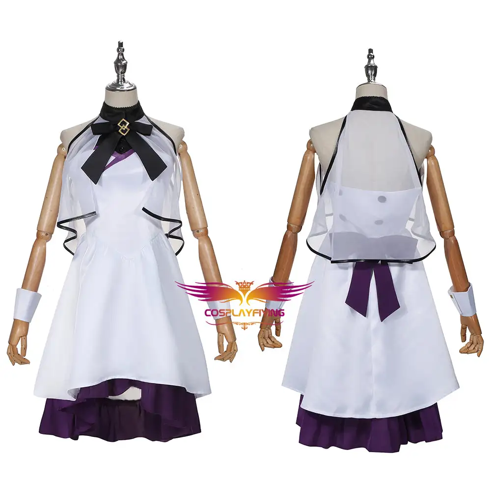 Cosplayfly FGO 5th Anniversary Project Under The Same Sky Mash Kyrielight White Dress Cosplay Costume Halloween Carnival 3 Cosplayfly FGO 5th Anniversary Project Under The Same Sky Mash Kyrielight White Dress Cosplay Costume Halloween Carnival – Image 3