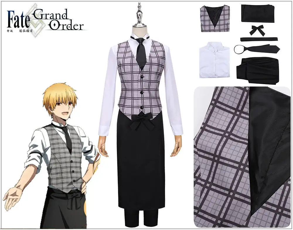 Cosplayfly Fate Grand Order X Sweets Paradise Gilgamesh Cosplay Costume Halloween Carnival 2 Cosplayfly Fate Grand Order X Sweets Paradise Gilgamesh Cosplay Costume Halloween Carnival – Image 2