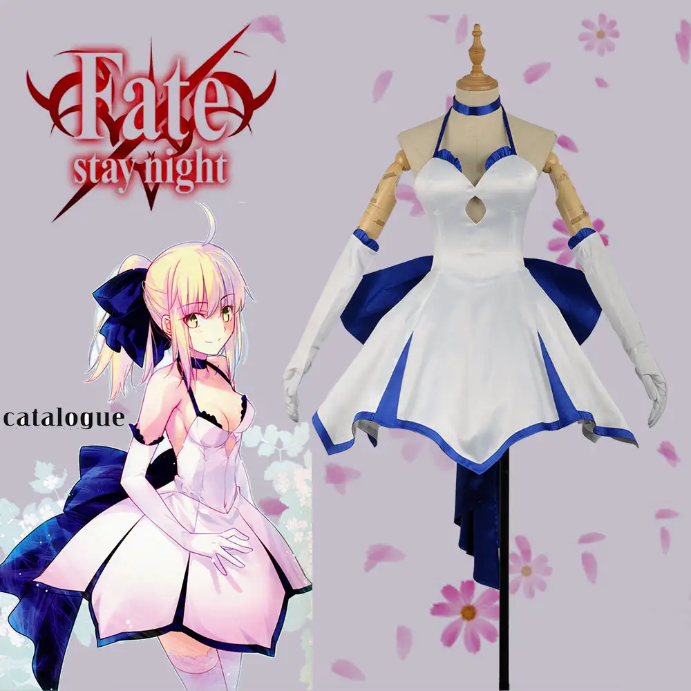 Cosplayfly Fate/Zero Fate/Stay Night Nero Saber Lily Blue Lily Type-moon 10th Anniversary Cosplay Costume 1 Cosplayfly Fate/Zero Fate/Stay Night Nero Saber Lily Blue Lily Type-moon 10th Anniversary Cosplay Costume