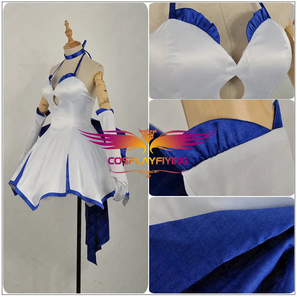 Cosplayfly Fate/Zero Fate/Stay Night Nero Saber Lily Blue Lily Type-moon 10th Anniversary Cosplay Costume 5 Cosplayfly Fate/Zero Fate/Stay Night Nero Saber Lily Blue Lily Type-moon 10th Anniversary Cosplay Costume – Image 5