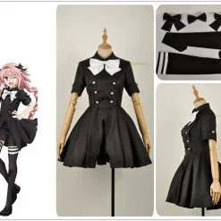 Cosplayfly Fate Epilogue Event FGO Astolfo Girls Dress Mordred Cosplay Costume For Halloween Carnival