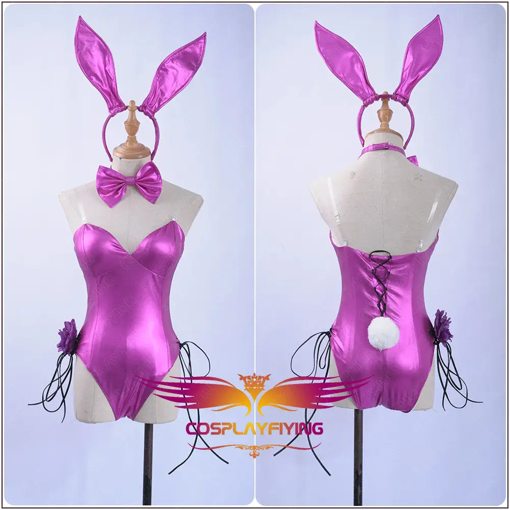Cosplayfly Fate Grand Order Scathach Purple Rabbit Girl Sexy Swimsuit Bikini – Image 3