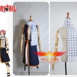 Cosplayfly Fairy Tail Natsu Dragneel Scarf Only For Cosplay Costume 150cm Length One Size In Stock Gift For Boyfriend