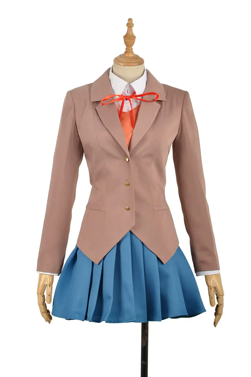 Cosplayfly Doki Doki Literature Club! Monika Female School Uniform Cosplay Costume For Carnival Halloween 7 Cosplayfly Doki Doki Literature Club! Monika Female School Uniform Cosplay Costume For Carnival Halloween – Image 7
