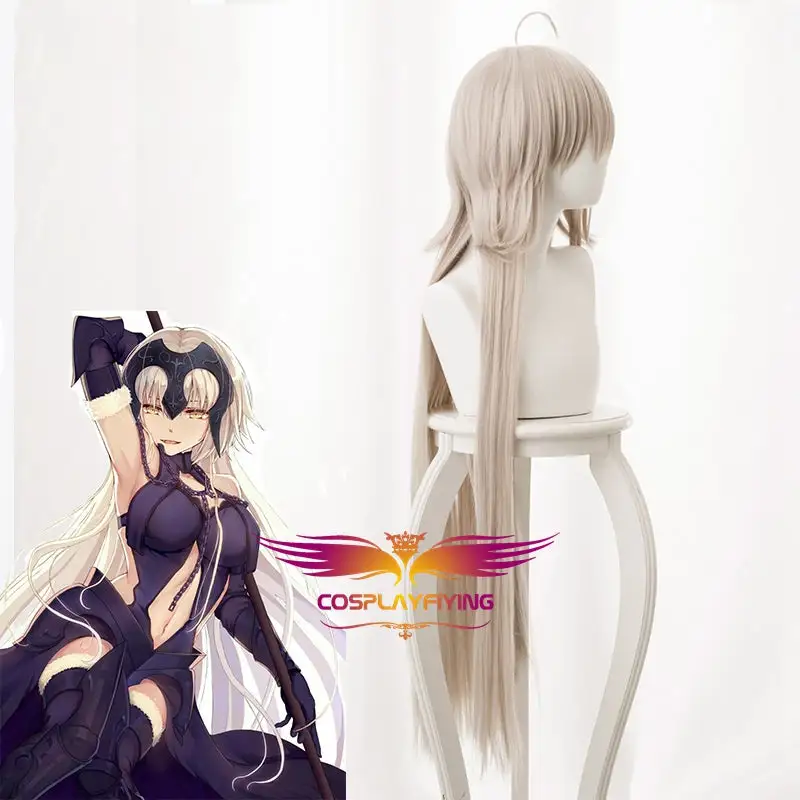 Cosplayfly Game Fate/Grand Order FGO Alter Joan Of Arc Long Straight Cosplay Wig Cosplay For Adult Women Halloween Carnival 3 Cosplayfly Game Fate/Grand Order FGO Alter Joan Of Arc Long Straight Cosplay Wig Cosplay For Adult Women Halloween Carnival – Image 3