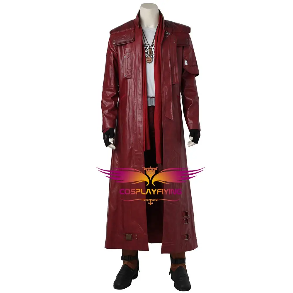Cosplayfly Marvel Comics Guardians Of The Galaxy 2 Star Lord Peter Jason Quill Cosplay Costume For Halloween Carnival Without Boots – Image 10