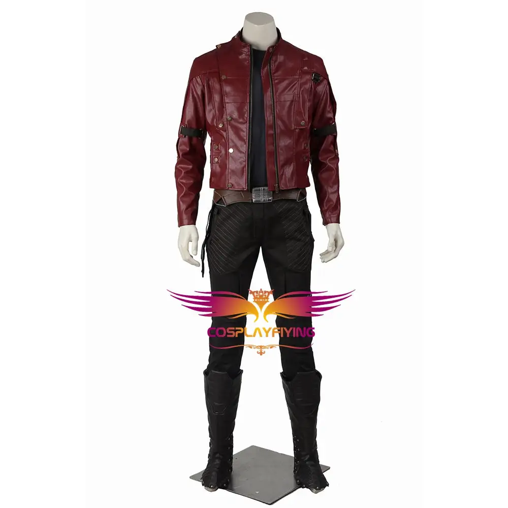 Cosplayfly Marvel Comics Guardians Of The Galaxy Star Lord Peter Jason Quill Jaket Adult Men Cosplay Costume Full Set For Halloween Carnival – Image 3