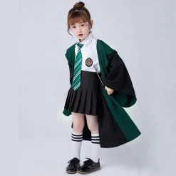 Cosplayfly Kids Cosplay Harry Potter Hogwarts Gryffindor Slytherin Ravenclaw Hufflepuff Wizard Witch Robe Cosplay Costume For Halloween Carnival -Pas Cher Cosplay Magasin HarryPotterHogwartsGryffindorSlytherinRavenclawHufflepuffWizardWitchRobeCosplayCostumeforHalloweenCarnival 5 1400x