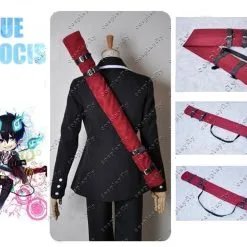 Cosplayfly Ao No Blue Exorcist Rin Okumura Cosplay Prop 108 Cm & 42.5 Inch Burgundy Sword Bag Halloween