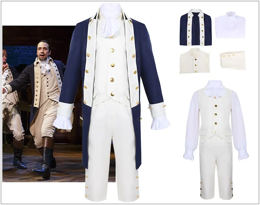 Cosplayfly Kids Version Hamilton Musical Alexander Hamilton Stage Uniform Concert Cosplay Costume Carnival Halloween 2 Cosplayfly Kids Version Hamilton Musical Alexander Hamilton Stage Uniform Concert Cosplay Costume Carnival Halloween – Image 2